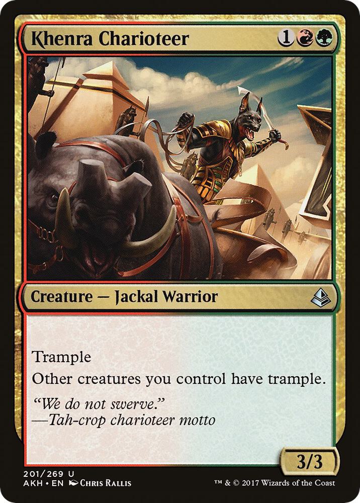 Khenra Charioteer, AKH, 201, NM