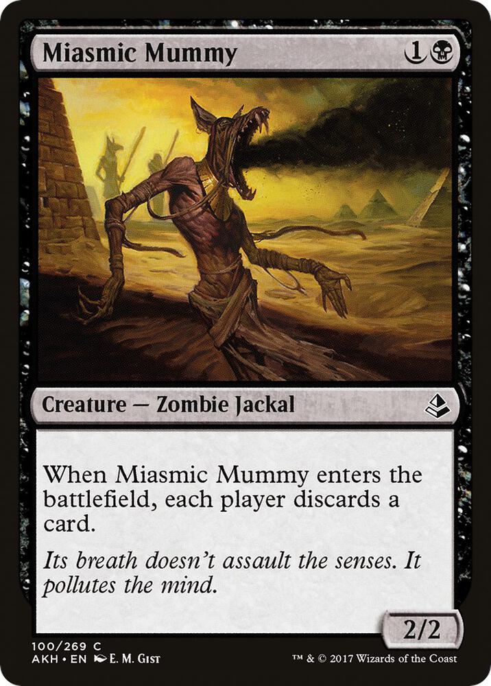 Miasmic Mummy, AKH, 100, NM