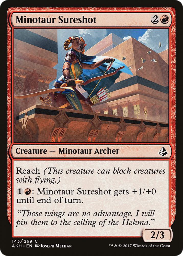 Minotaur Sureshot, AKH, 143, NM