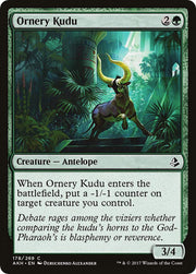 Ornery Kudu, AKH, 178, NM, Foil