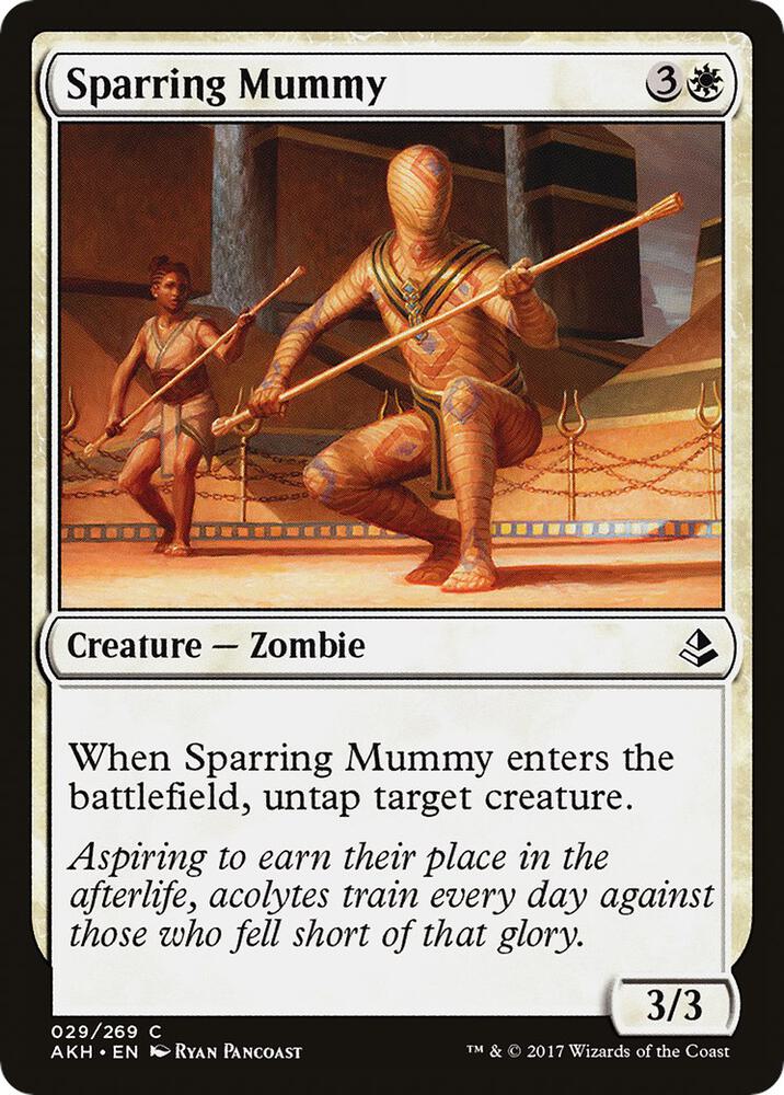 Sparring Mummy, AKH, 29, NM