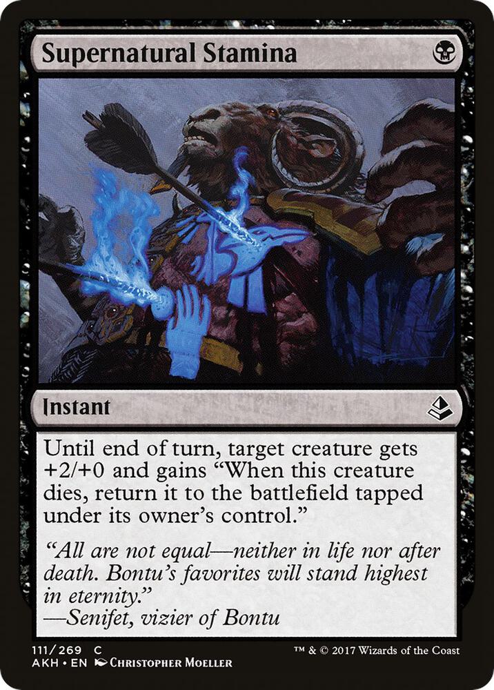 Supernatural Stamina, AKH, 111, NM