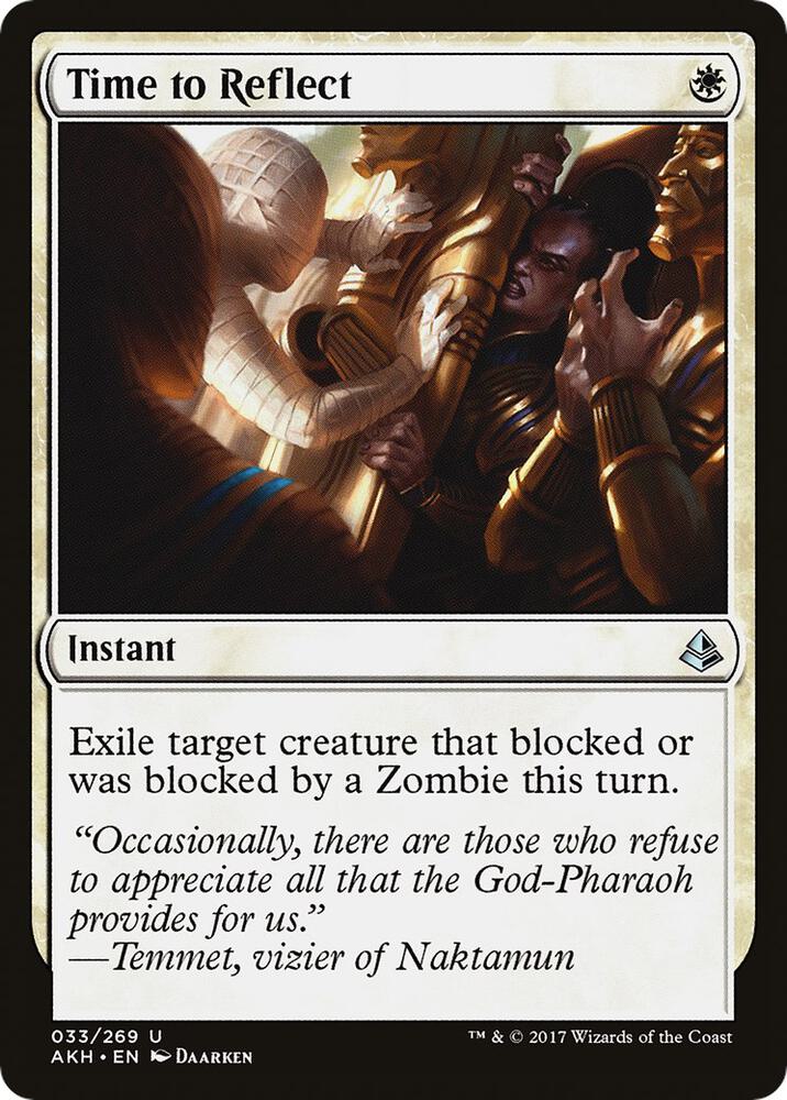 Time to Reflect, AKH, 33, NM, Foil