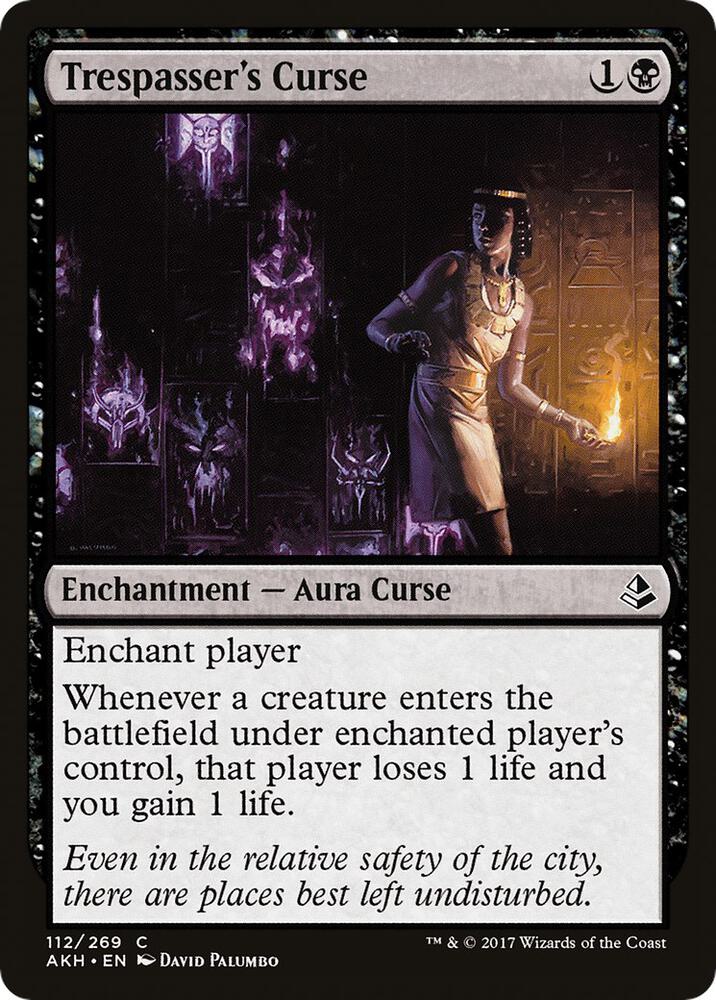 Trespasser's Curse, AKH, 112, NM