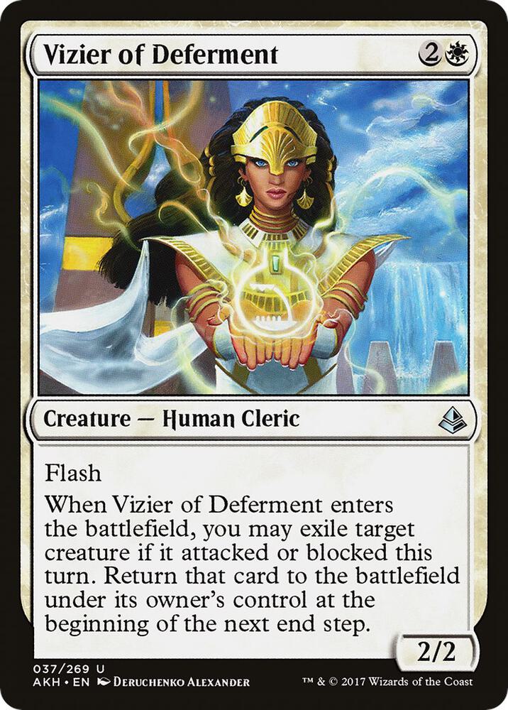Vizier of Deferment, AKH, 37, NM, Foil