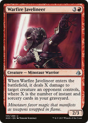 Warfire Javelineer, AKH, 155, NM