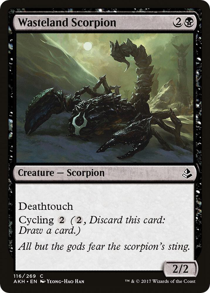 Wasteland Scorpion, AKH, 116, NM