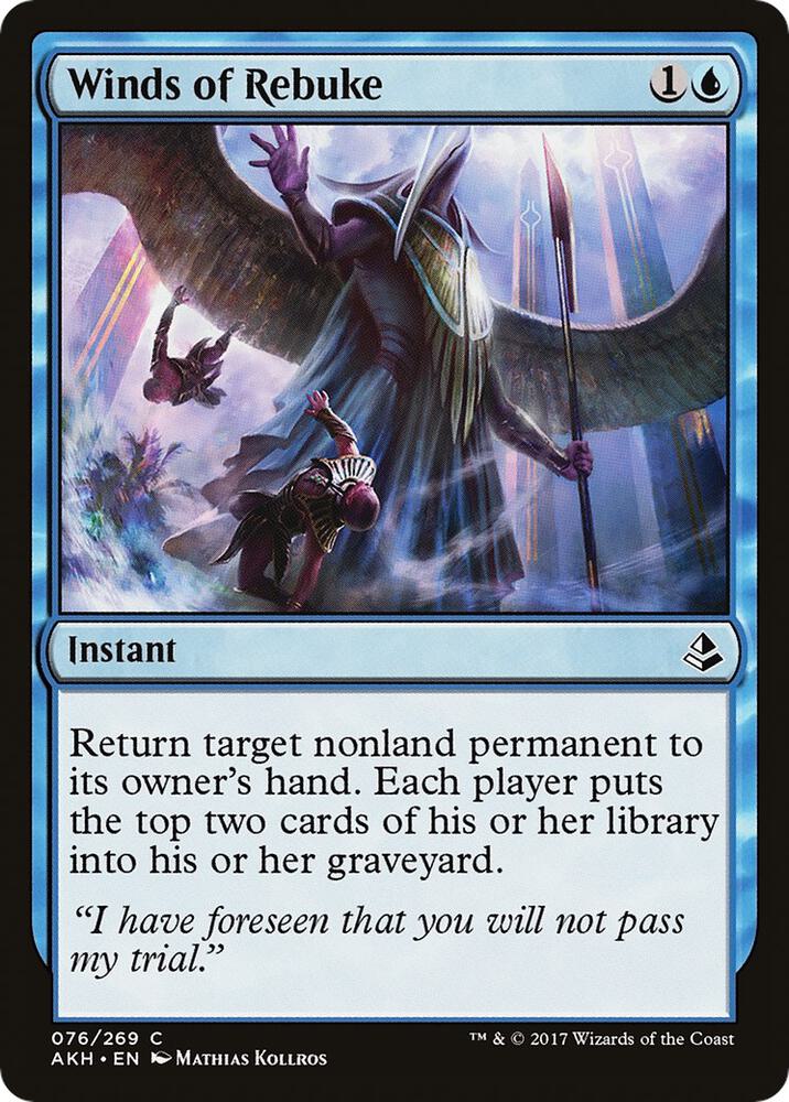 Winds of Rebuke, AKH, 76, NM