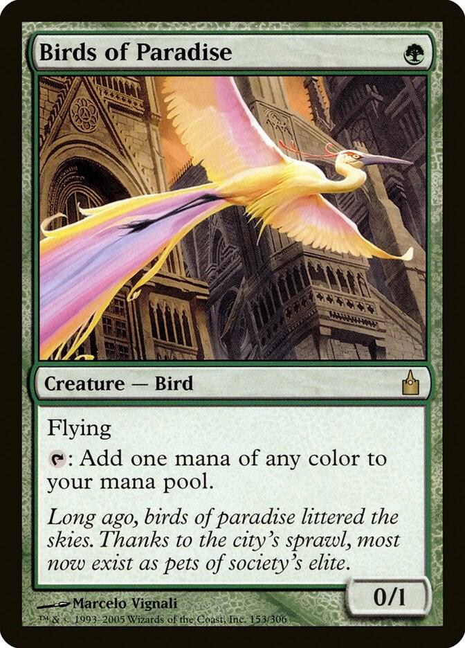 Birds of Paradise,, 153, Lightly Played, Normal