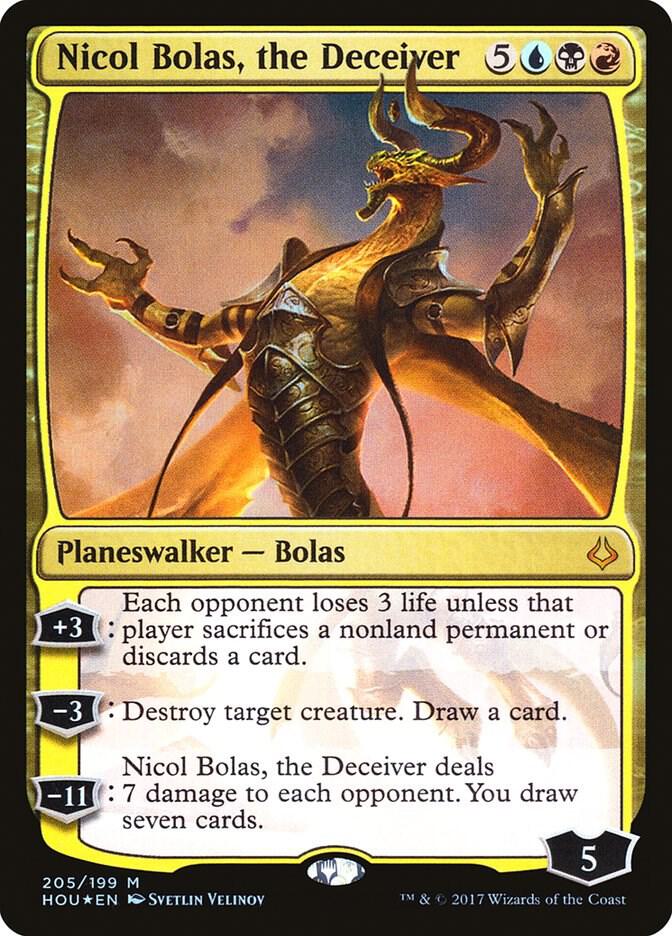 Nicol Bolas, the Deceiver,, 205, Near Mint, Foil