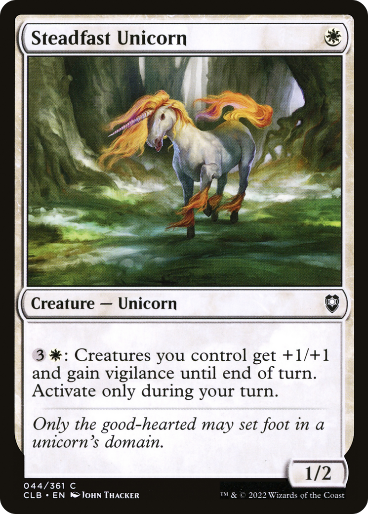 Steadfast Unicorn (CLB) 44