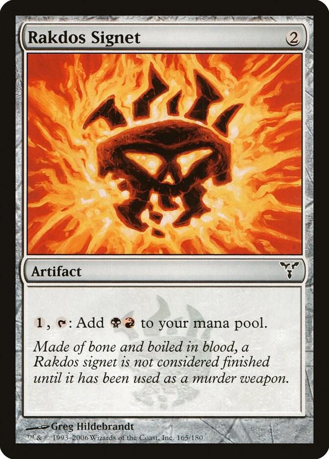 Rakdos Signet,, 165, Near Mint, Foil