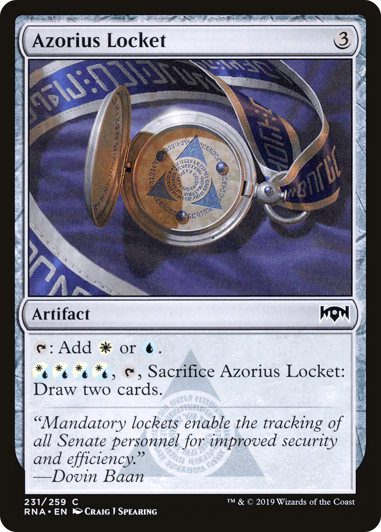 Azorius Locket (RNA) 231 - WZRD TCG