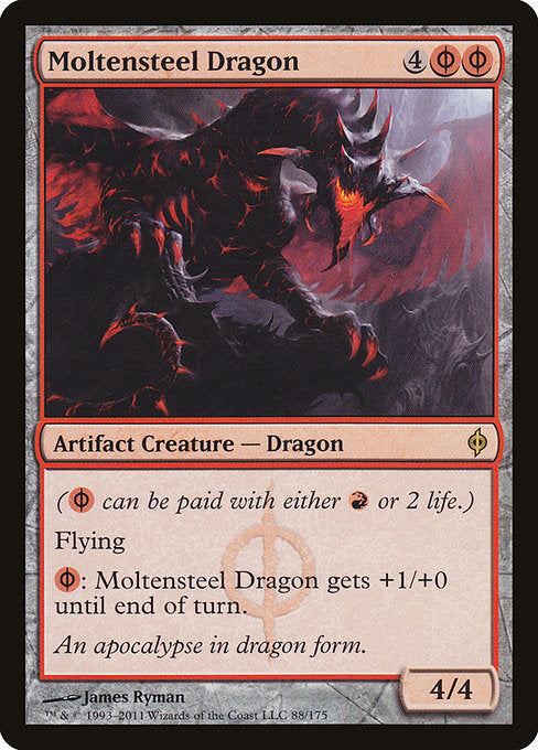Moltensteel Dragon front