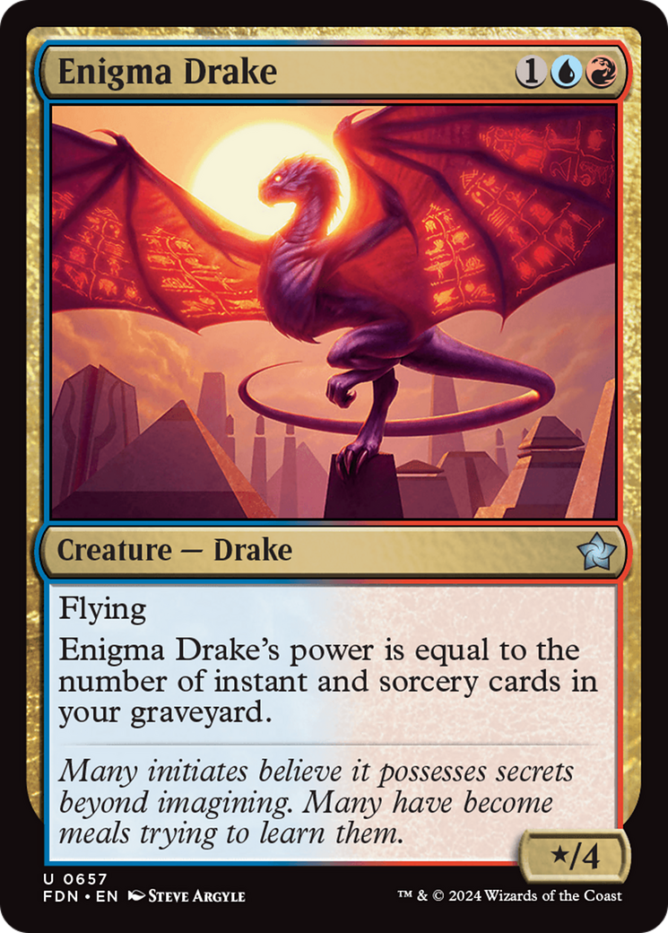 Enigma Drake (FDN) 657 - WZRD TCG
