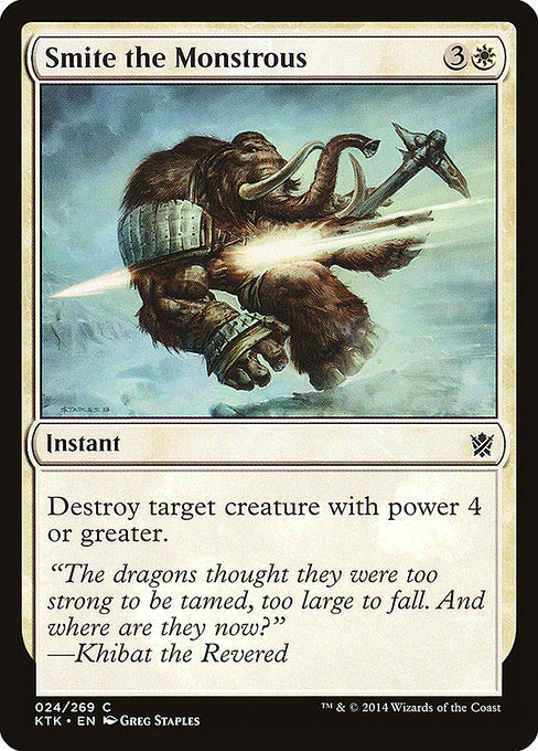 Smite the Monstrous front