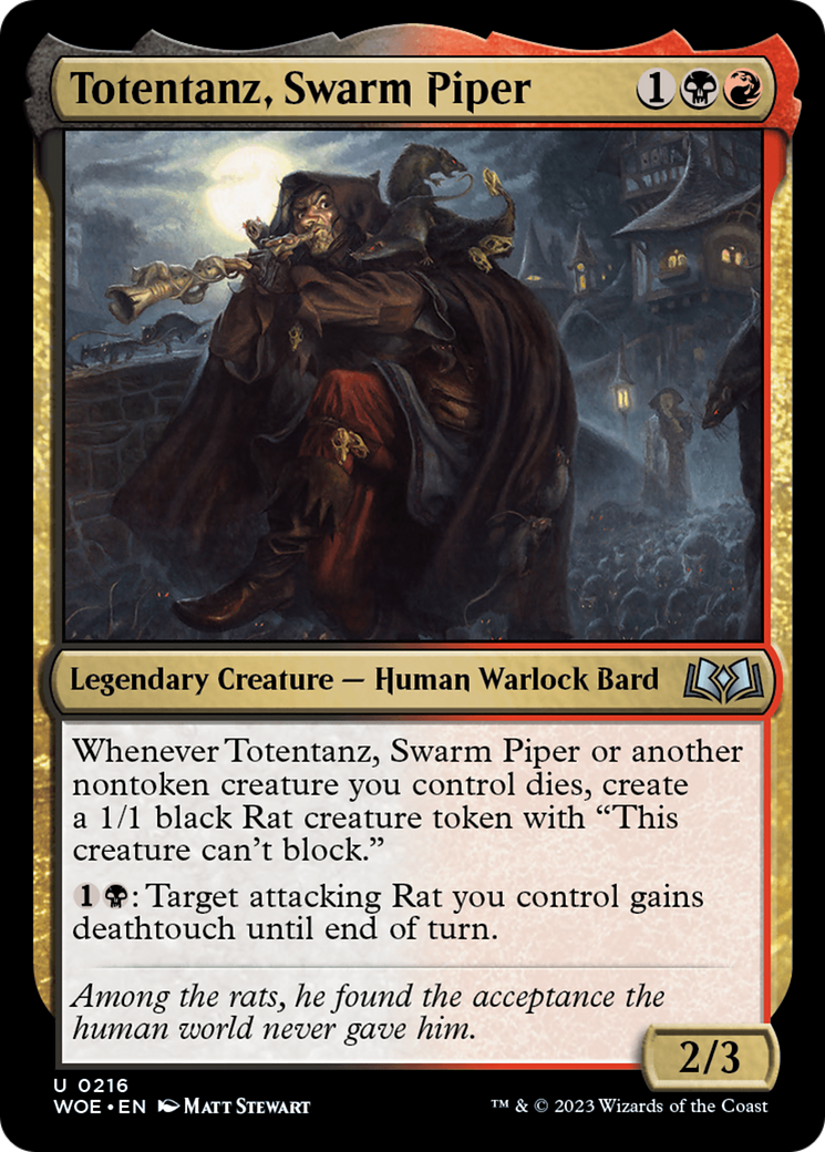 Totentanz, Swarm Piper (WOE) 216 - WZRD TCG