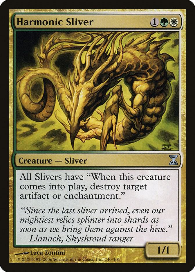 Harmonic Sliver,, 240, Near Mint, Foil