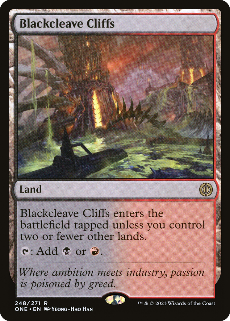 Blackcleave Cliffs (ONE) 248 - WZRD TCG