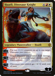 Huatli, Dinosaur Knight,, 285, Near Mint, Foil