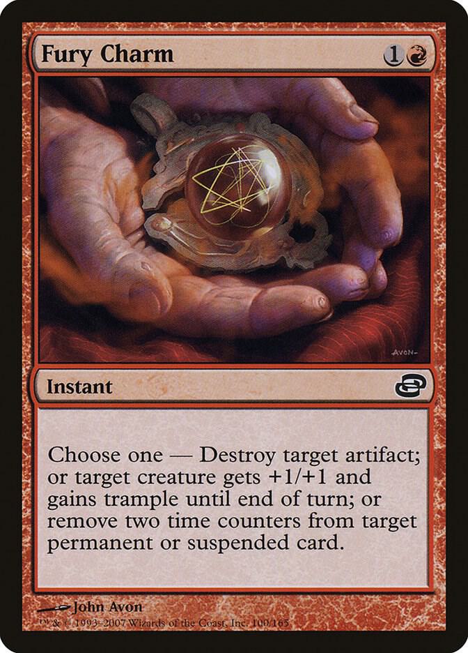 Fury Charm, PLC, 100, NM, Foil