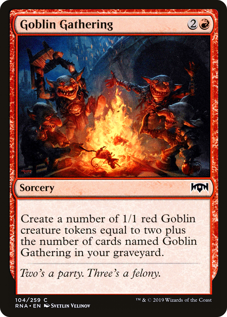 Goblin Gathering (RNA) 104 - WZRD TCG