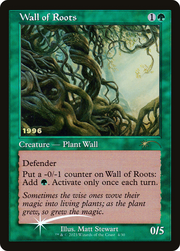Wall of Roots (P30A) 4 - WZRD TCG