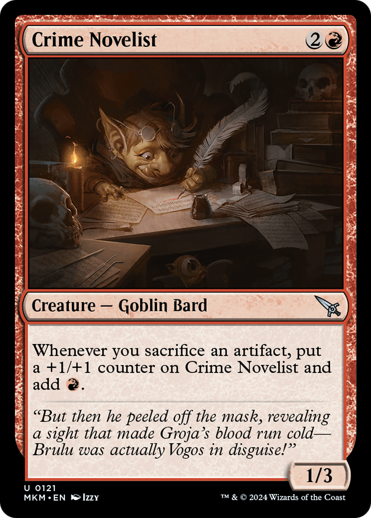 Crime Novelist (MKM) 121 - WZRD TCG