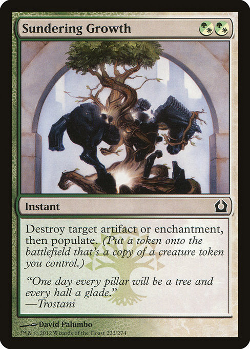 Sundering Growth front