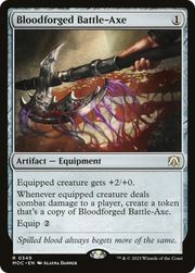 Bloodforged Battle-Axe (MOC) 349 - WZRD TCG