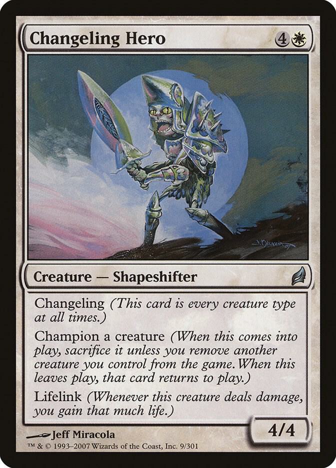 Changeling Hero, LRW, 9, NM, Foil
