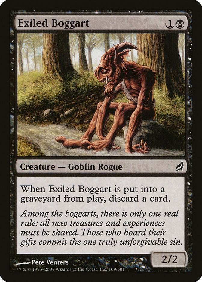 Exiled Boggart, LRW, 109, NM, Foil