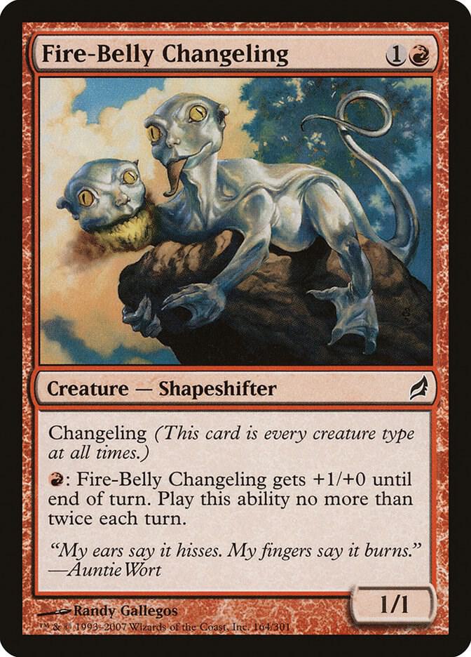 Fire-Belly Changeling, LRW, 164, NM