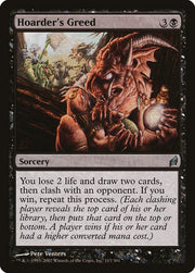 Hoarder's Greed, LRW, 117, NM, Foil