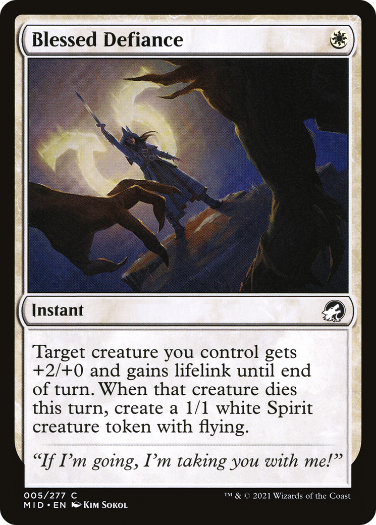 Blessed Defiance (MID) 5 - WZRD TCG