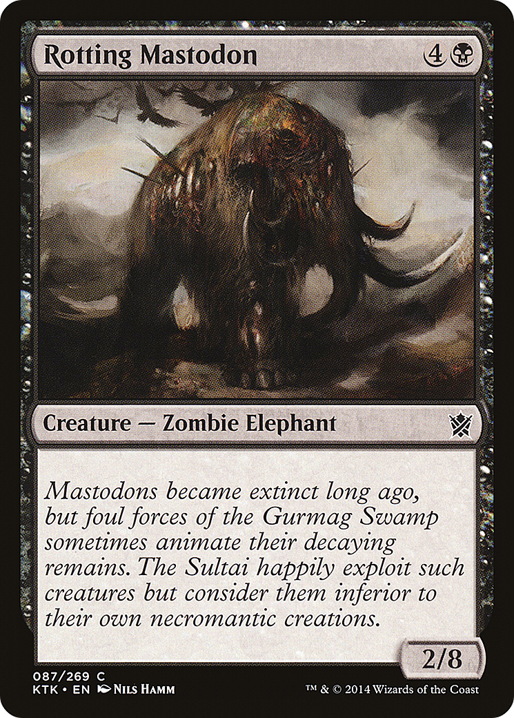 Rotting Mastodon (KTK) 87 - WZRD TCG