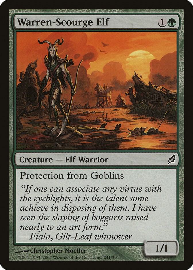 Warren-Scourge Elf, LRW, 241, NM, Foil