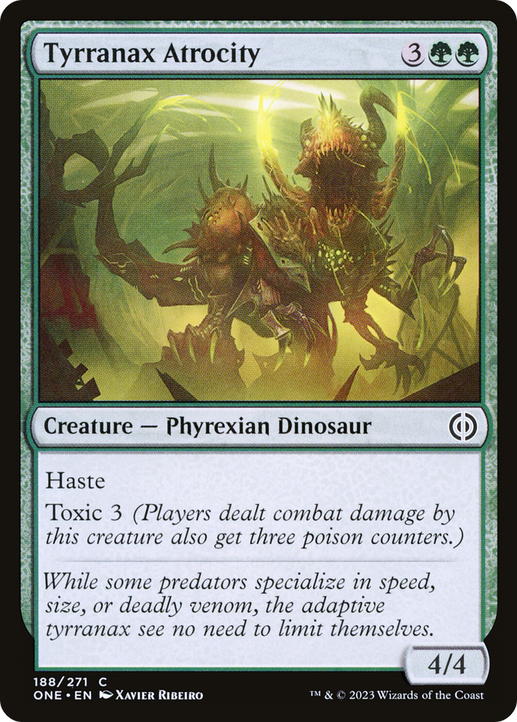 Tyrranax Atrocity (ONE) 188 - WZRD TCG