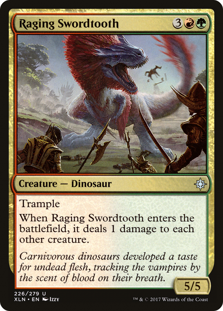 Raging Swordtooth (XLN) 226 - WZRD TCG