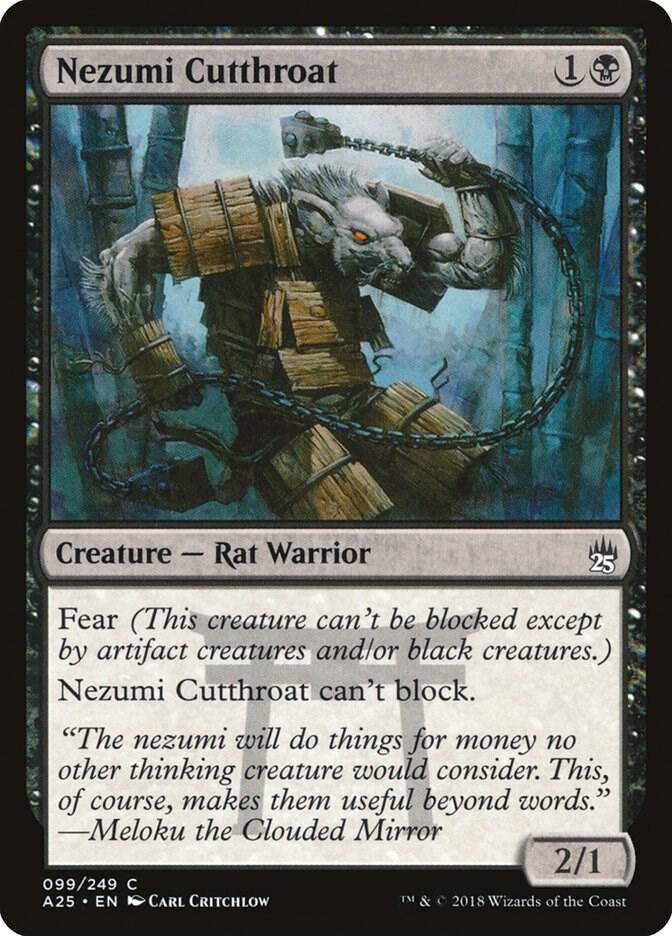 Nezumi Cutthroat, A25, 99, NM