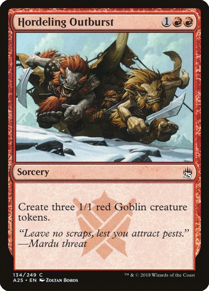 Hordeling Outburst, A25, 134, NM