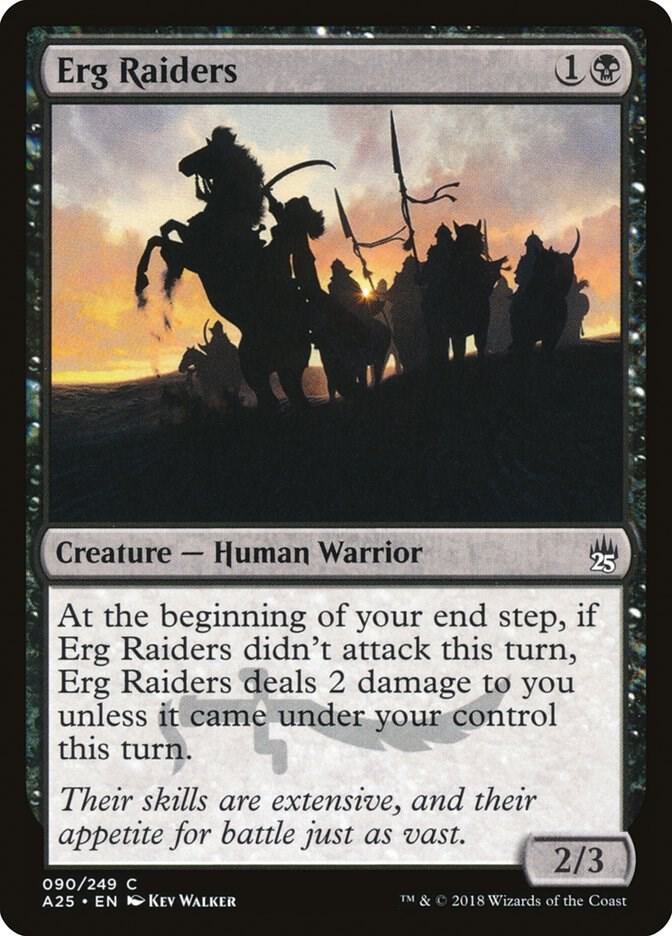 Erg Raiders, A25, 90, NM, Foil