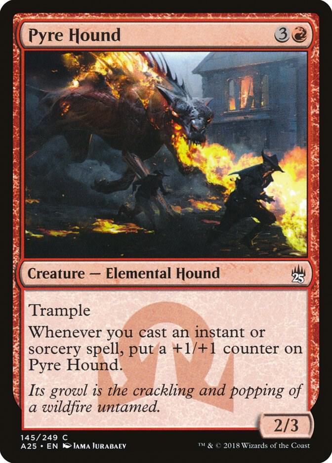 Pyre Hound, A25, 145, NM, Foil