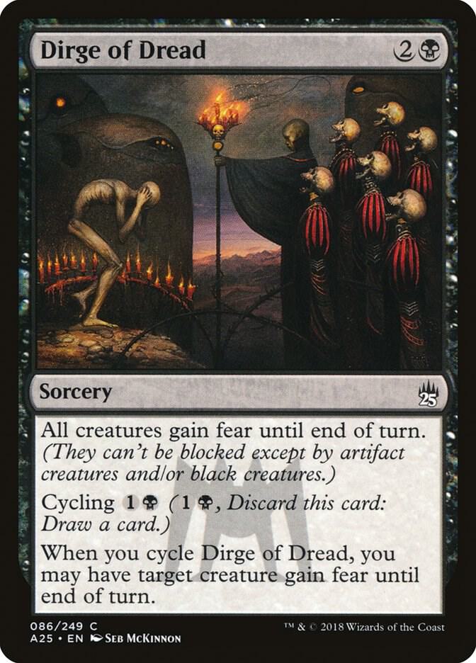 Dirge of Dread, A25, 86, NM, Foil