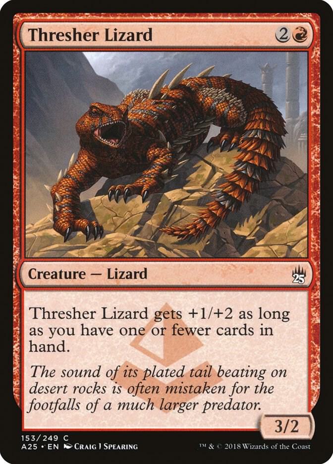 Thresher Lizard, A25, 153, NM