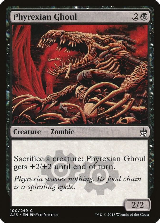 Phyrexian Ghoul, A25, 100, NM