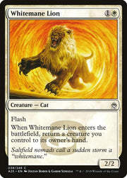 Whitemane Lion, A25, 39, NM