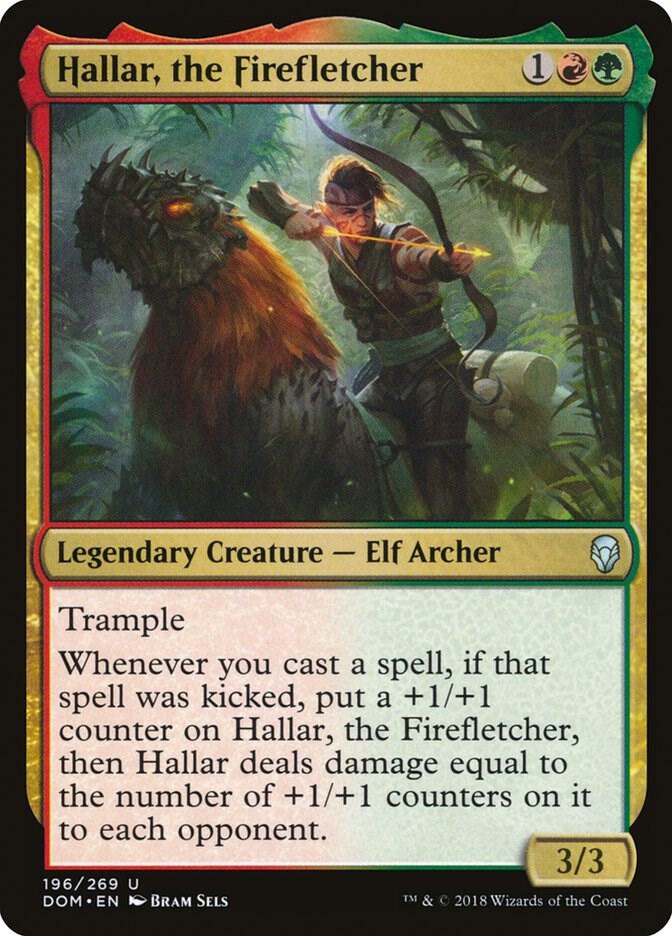 Hallar, the Firefletcher, DOM, 196, NM