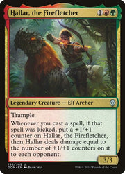 Hallar, the Firefletcher, DOM, 196, NM, Foil