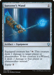 Sorcerer's Wand, DOM, 231, NM, Foil